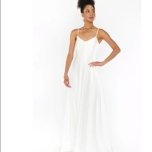 Faith maxi dress ivory